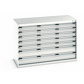 Bott Cubio 7 Drawer Metal Cabinets - Workshop