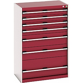Bott Cubio 7 Drawer Metal Cabinets - Workshop