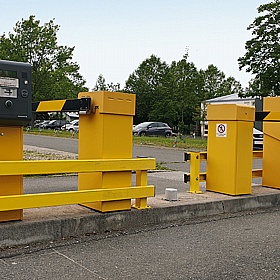 Black Bull Impact Protection Guard Rail Posts