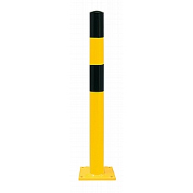 Black Bull Impact Protection Surface Plate Heavy Duty Bollards - Premises