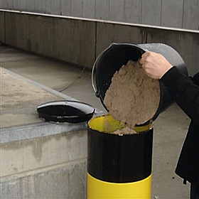 Black Bull Impact Protection XL Surface Plate Heavy Duty Bollards - Premises