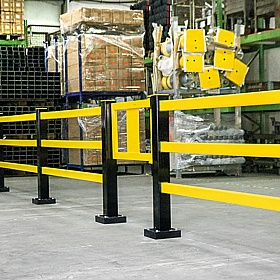 Black Bull FLEX Hybrid Impact Protection Railing Gate