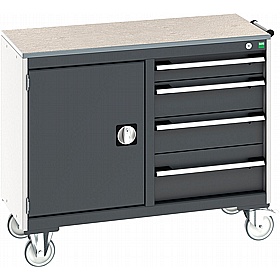 Bott Cubio Mobile Combination Metal Cabinets with Lino