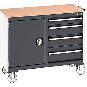 Bott Cubio Mobile Combination Metal Cabinets with Multiplex Ply