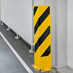 Black Bull Impact Protection Pallet Racking Angle Protectors