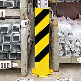 Black Bull Impact Protection Pallet Racking U-Profile Protectors