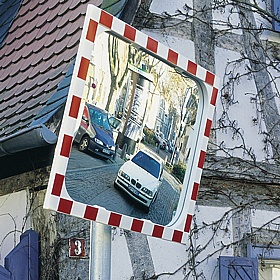 View-Ultra Sekurit Convex Traffic Mirrors - Premises