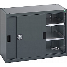 Bott Cubio Sliding Door Anthracite Compact Metal Cupboards