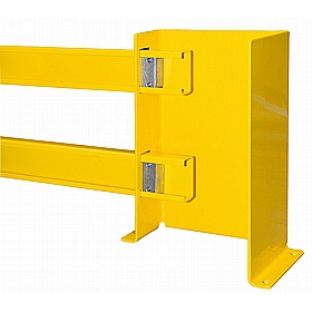 Black Bull Impact Protection Racking End Frame Adjustable Protectors - Type B - Premises