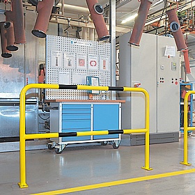 Traffic-Line Steel Floor Mounting Hoop Guards