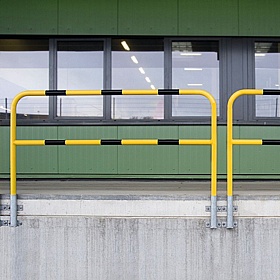 Traffic-Line Wall Mounted Removable Mounting Hoop Guards