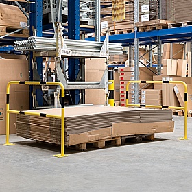 Traffic-Line Light Duty Steel Floor Mounting Hoop Guards