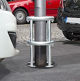 Traffic-Line 360 Degree Galvanised Steel Column Protection - Premises