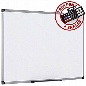 Bi Office Magnetic Drywipe Whiteboards + FREE Pens & Eraser