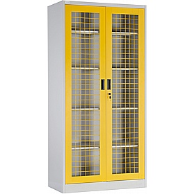 Steel-it Double Door Metal Mesh Storage Cupboard