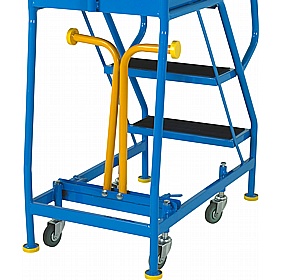 Steptek Classic Colour BS Narrow Aisle Mobile Warehouse Steps - Access Equipment