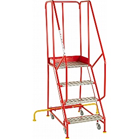 Steptek BS Premier Commercial Mobile Warehouse Steps - Access Equipment