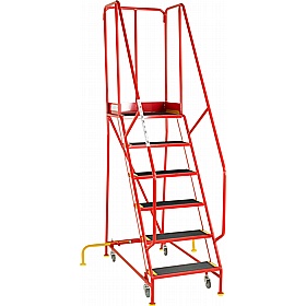 Steptek BS Premier Commercial Mobile Warehouse Steps - Access Equipment