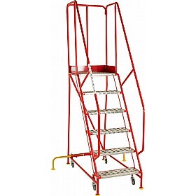 Steptek BS Premier Commercial Mobile Warehouse Steps - Access Equipment