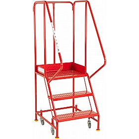 Steptek BS Premier Commercial Mobile Warehouse Steps - Access Equipment
