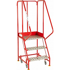 Steptek BS Premier Commercial Mobile Warehouse Steps - Access Equipment