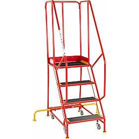 Steptek BS Premier Commercial Mobile Warehouse Steps - Access Equipment