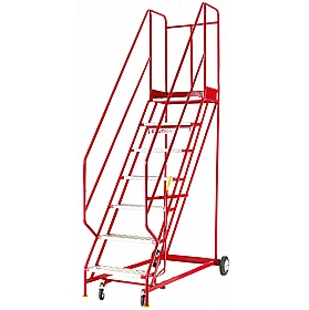 Steptek BS Quality Red Range Mobile Warehouse Steps
