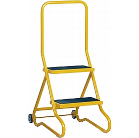 Steptek Wheelalong Portable Warehouse Steps - Access Equipment