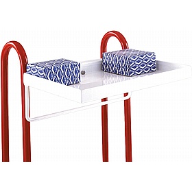 Steptek Single Sided Two Step Mobile Steps with Double Handrail - Access Equipment