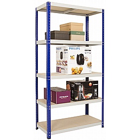 Clicka 265kg 5 Tier Boltless Shelving