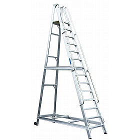 Lyte Industrial Aluminium Mobile Warehouse Steps - Access Equipment