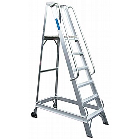 Lyte Industrial Aluminium Mobile Warehouse Steps - Access Equipment