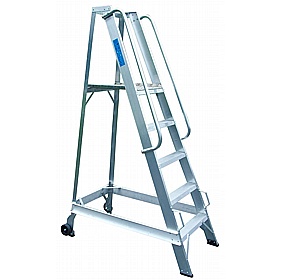 Lyte Industrial Aluminium Mobile Warehouse Steps - Access Equipment