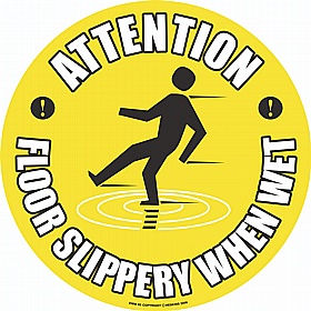 PROline Attention Wet Floor Floor Sign
