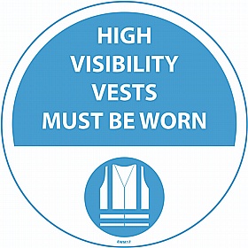 PROline Hi-Vis Vest Must Be Worn Floor Sign