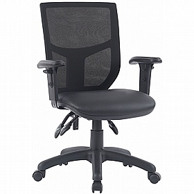 Ergo 3-Lever Mesh and Anti-Bacterial Vinyl Operator Chairs
