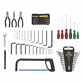 American Pro 3 Drawer Top Chest with 93pc Tool Kit - Workshop