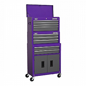 American Pro 9 Drawer Topchest, Mid-Box & Rollercab Combination Tool Chests - Workshop