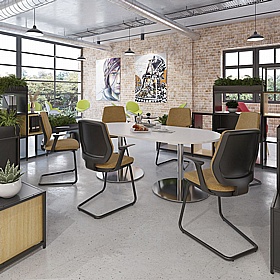 Eternal D-End Meeting and Boardroom Tables - Office Furniture