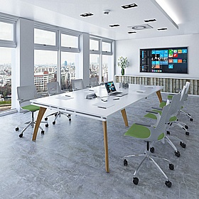 Fuze Meeting and Boardroom Extension Tables with Power - Office Furniture