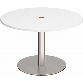 Eternal Round Breakout and Meeting Tables with Power - Office Furniture