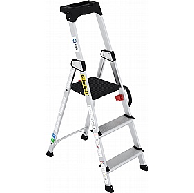 Climb-It Aluminium Professional Folding Step Ladders