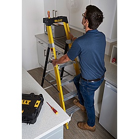 Climb-It Fibreglass Swingback Step Ladders - Access Equipment