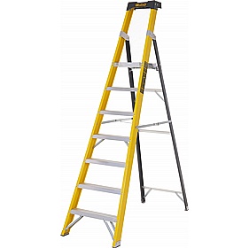 Climb-It Fibreglass Platform Step Ladders - Access Equipment