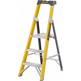 Climb-It Fibreglass Platform Step Ladders - Access Equipment