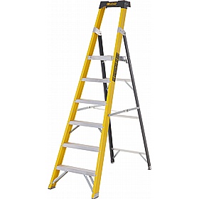 Climb-It Fibreglass Platform Step Ladders - Access Equipment