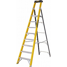 Climb-It Fibreglass Platform Step Ladders - Access Equipment