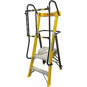 Climb-It Fibreglass Podium Step Ladders