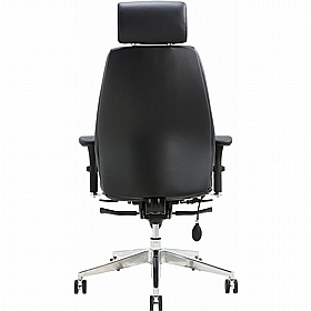 Posture-Task 24-7 Heavy Duty Top Leather Ergonomic Office Chair - Office Furniture