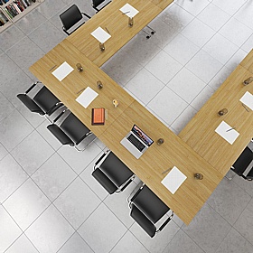 Upsilon Folding Rectangular Conference and Boardroom Tables - Office Furniture